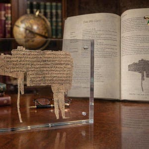 3 Jahrhundert Apostelgeschichte Papyrus 48 Replica | Plan, Paul umzubringen! 5x7 schwebendes klares Display