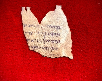Psalm 23 Dead Sea Scroll on Authentic Goat Skin Vellum Parchment | Master-crafted Replica