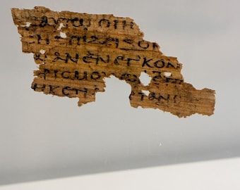 If You Believed Moses, You Would Believe Me | P. Köln VI 255 Egerton Gospel Papyrus Replica