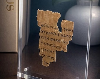 Oldest New Testament Fragment | Papyrus 52 | Master-crafted Replica
