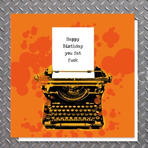 Carte d'anniversaire sarcastique RUDE pour adultes qui se connaissent très bien :-)