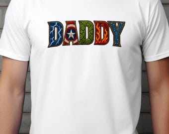Camiseta de Papá Héroe, Camiseta para Papá inspirada en cómics, Sudadera para el Día del Padre, Regalo para Súper Papá, Camiseta Familiar Retro a Juego