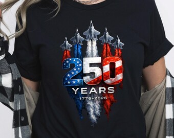 Fighter Jet USA Shirt, Patriotic American Flag V Neck Tee, Fourth of July Military Graphic T-Shirt