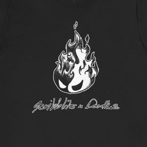 Fireball Creature T-Shirt, Fire Solves Everything Shirt, Angry Fire Elemental Tee, Chaotic Fire Humor Tee, Fantasy Creature Gift #12082 Black