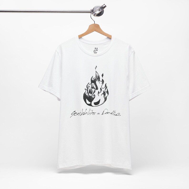 Fireball Creature T-Shirt, Fire Solves Everything Shirt, Angry Fire Elemental Tee, Chaotic Fire Humor Tee, Fantasy Creature Gift #12082 imagen 7
