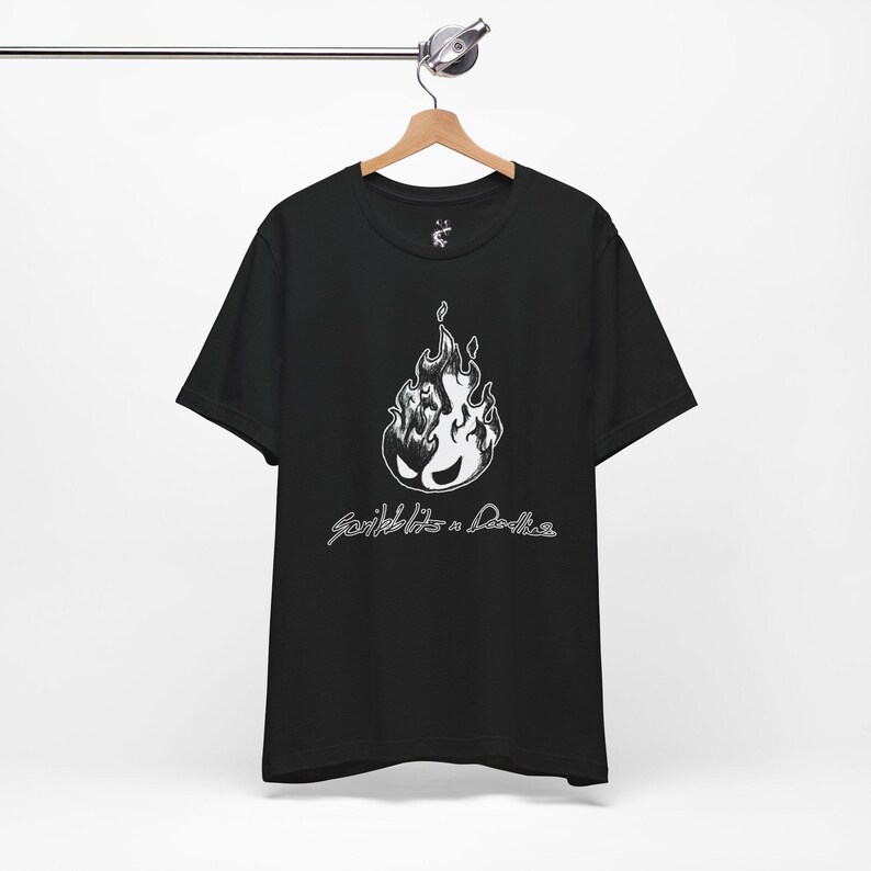 Fireball Creature T-Shirt, Fire Solves Everything Shirt, Angry Fire Elemental Tee, Chaotic Fire Humor Tee, Fantasy Creature Gift #12082 imagen 8