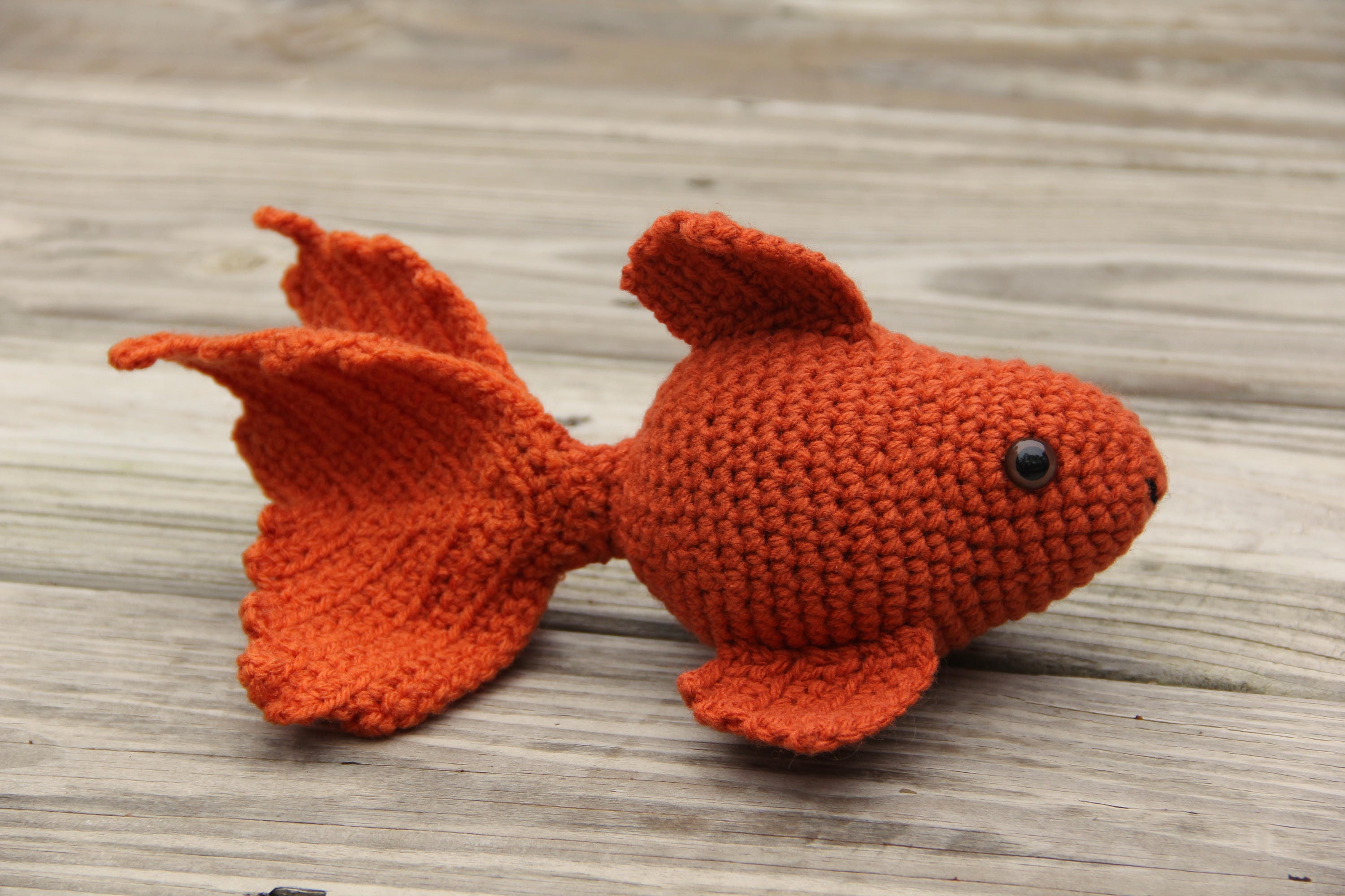 Goldfish Toy Crochet Fish Toy Orange Goldfish Goldfish Etsy UK