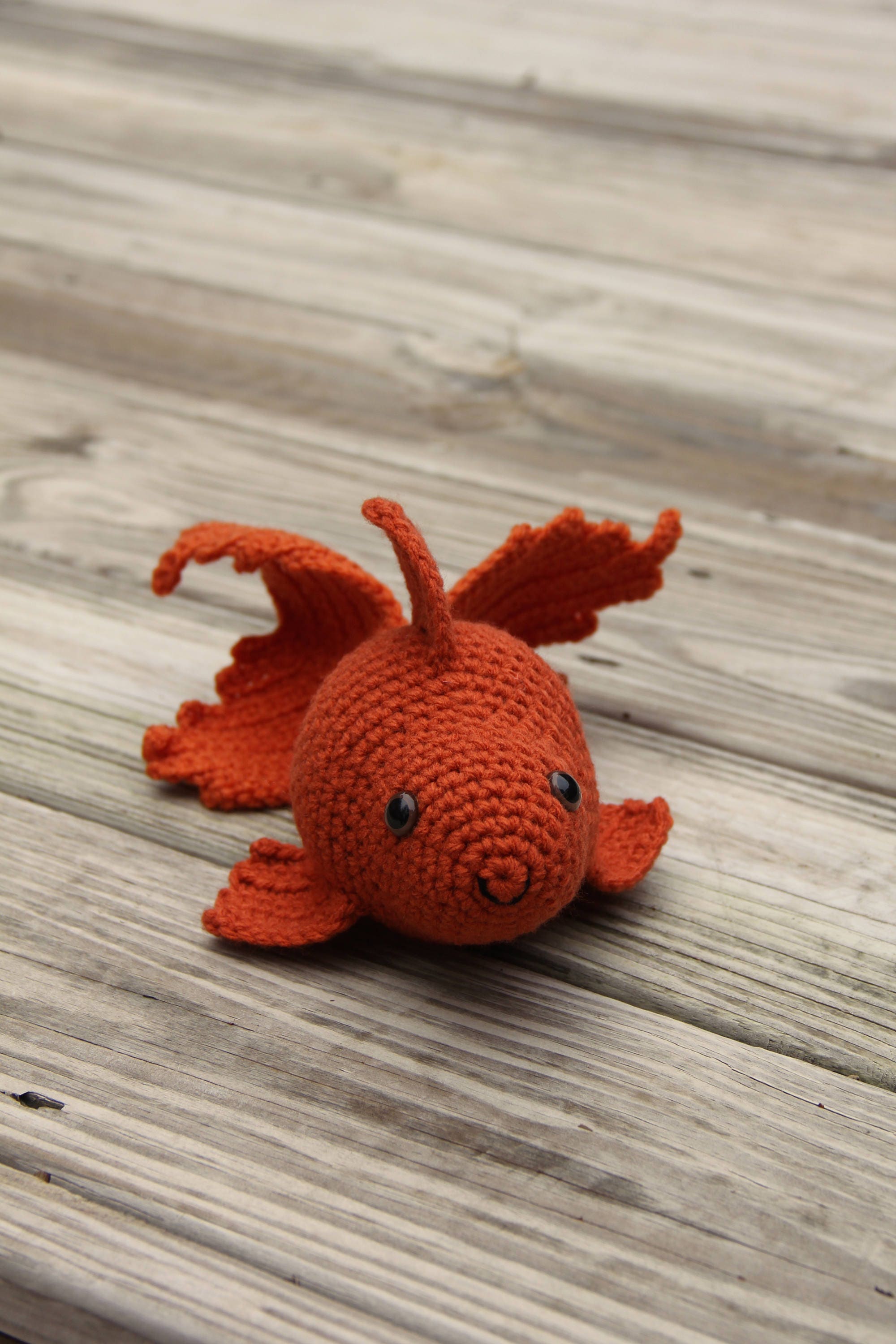 Goldfish Toy Crochet Fish Toy Orange Goldfish Goldfish Etsy UK