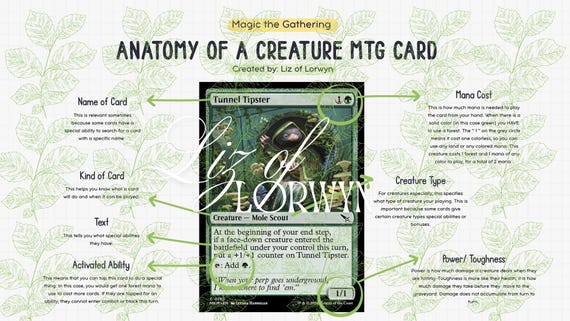 mtg card anatomy Magic: The Gathering Guide