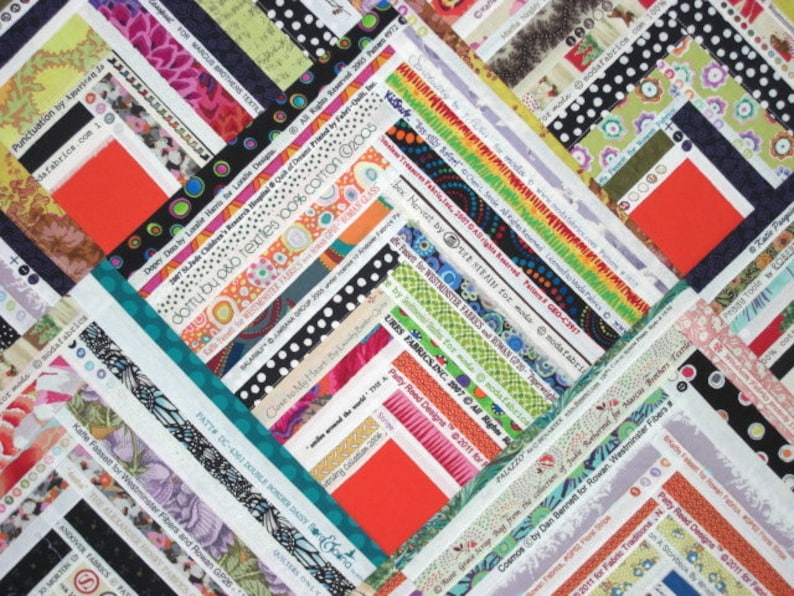 Button Box Selvage Quilt Pattern Quilt Pattern Upcycle Etsy