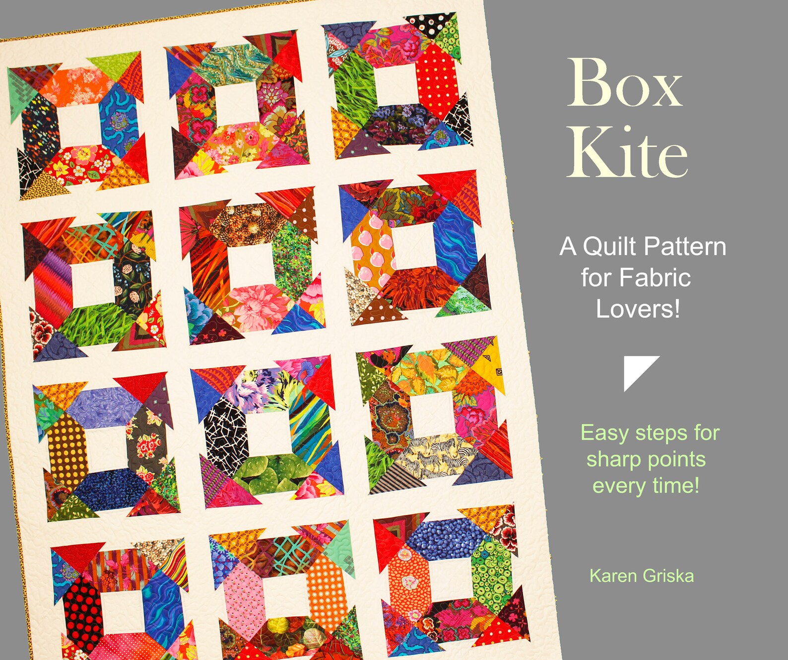 Box Kite Quilt Pattern Scrap Quilt Pattern Modern Quilt Etsy