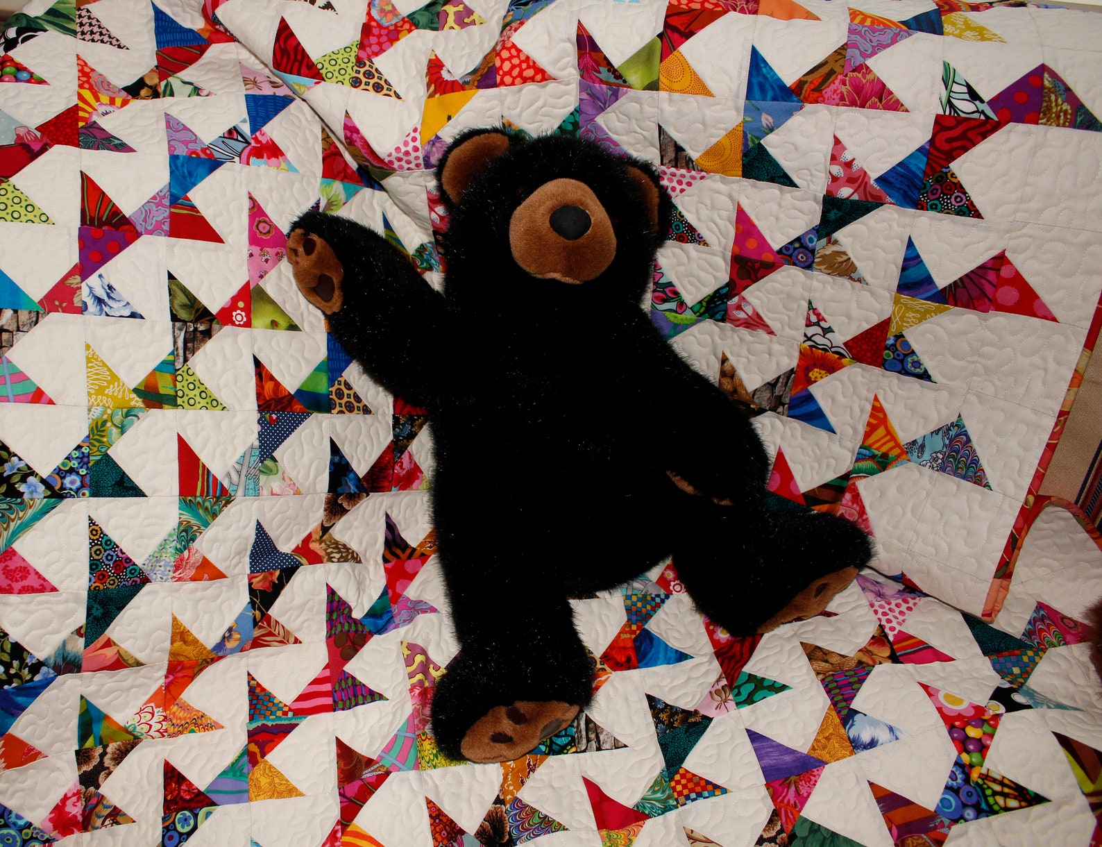 Trumpet Vine Quilt Pattern Modern Quilt Scrap Quilt Etsy