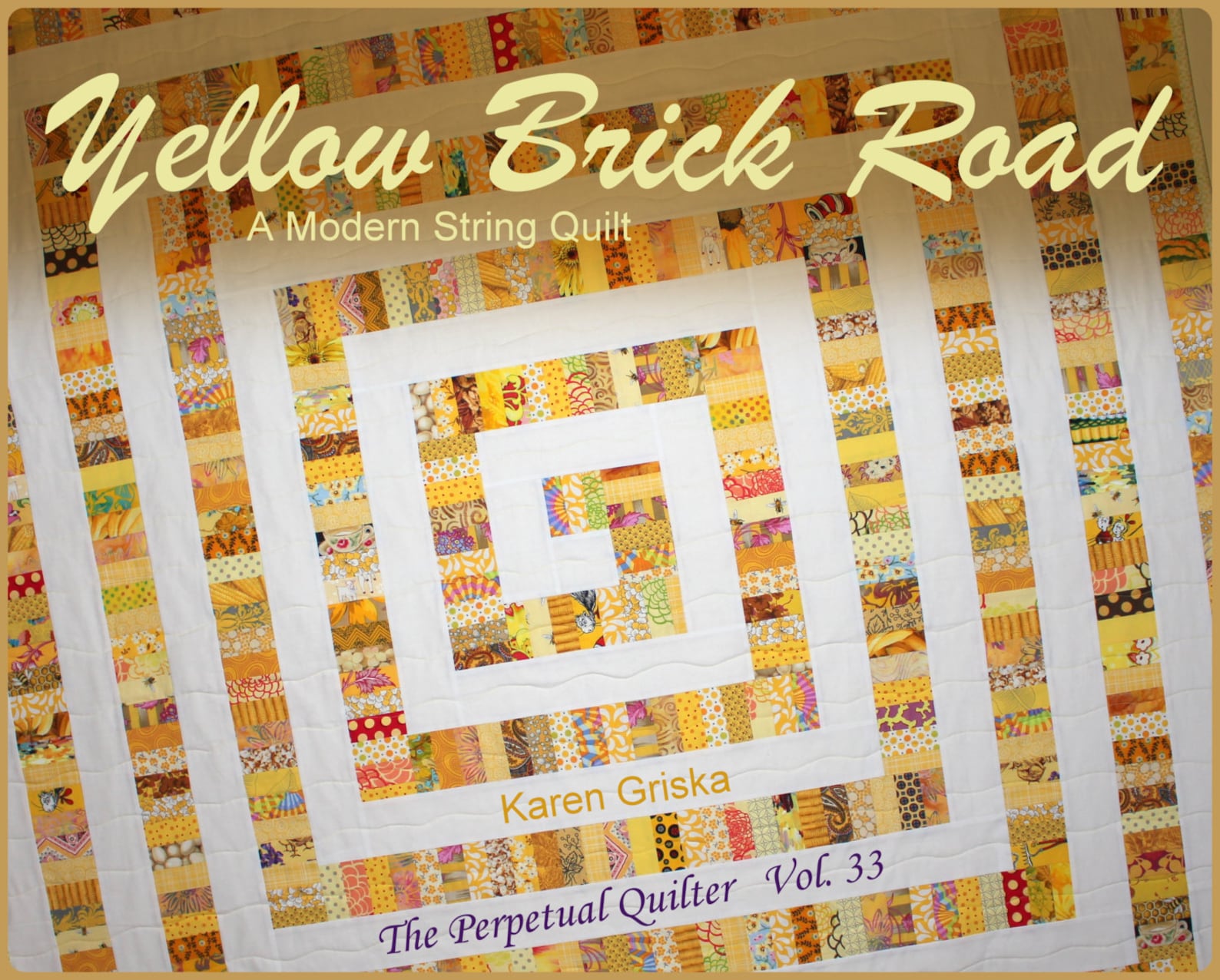 Yellow Brick Road Quilt Pattern Modern Quilt Pattern String - Etsy