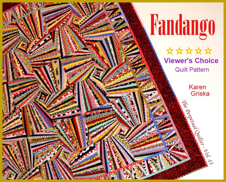 Fandango Quilt Pattern Art Quilt Wall Quilt String Quilt Etsy