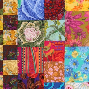 Color Mashup Quilt Pattern, Easy Quilt Pattern, One-Patch Quilt, Scrap Quilt, pdf, instant download image 4