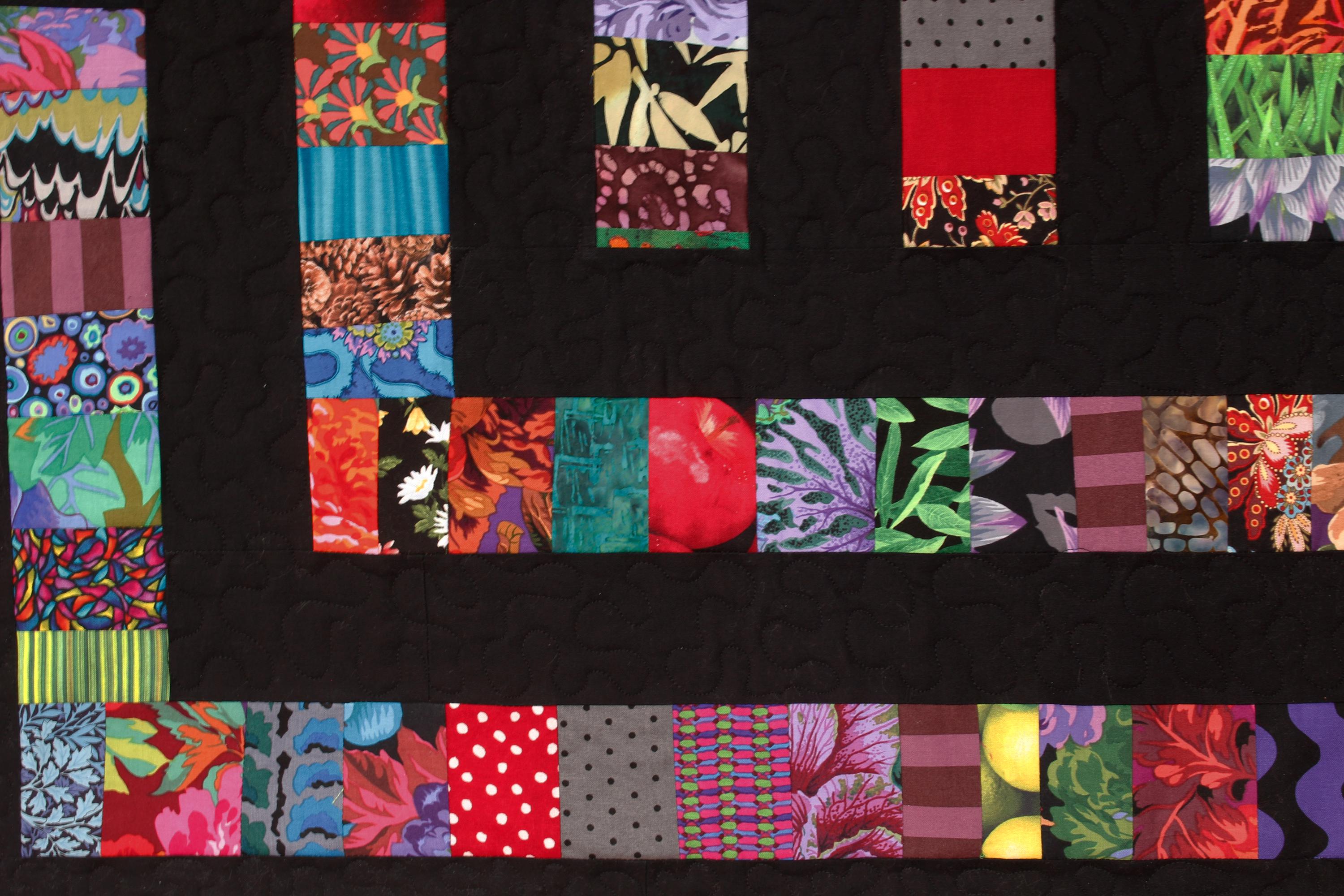 Night Garden Scrap Quilt Pattern: Luminous Patchwork (digital PDF) - Etsy
