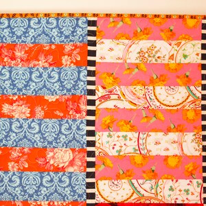 Swing Set Quilt Pattern, Scrap Quilt, XL Twin Quilt Pattern, Patchwork ...