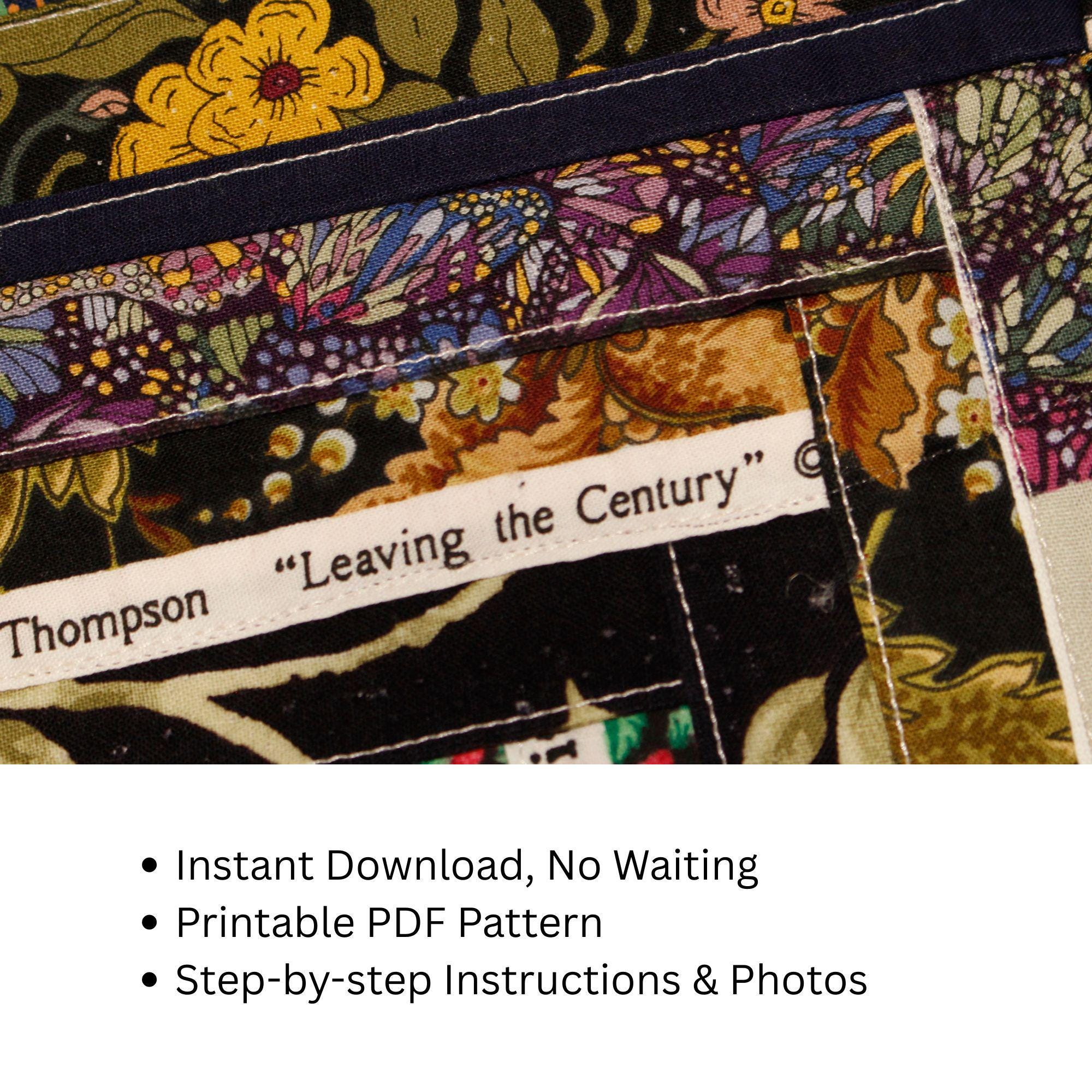 Traveler’s Rest Quilt Pattern, Selvage Log Cabin Scrap Quilt, Easy No ...