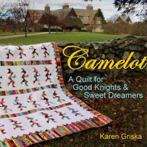 Camelot Quilt Pattern, Indian Quilt, Modern Scrap Quilt Pattern, Boy or Girl, Easy, PDF, immediate download