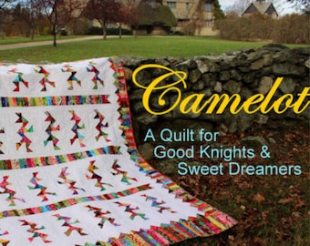 Camelot Quilt Pattern: Modern Scrap Design (PDF Download)