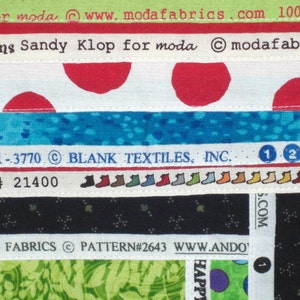 Button Box Selvage Quilt Pattern, Quilt Pattern, Upcycle, Recycle, Log Cabin Pattern, qtm image 3