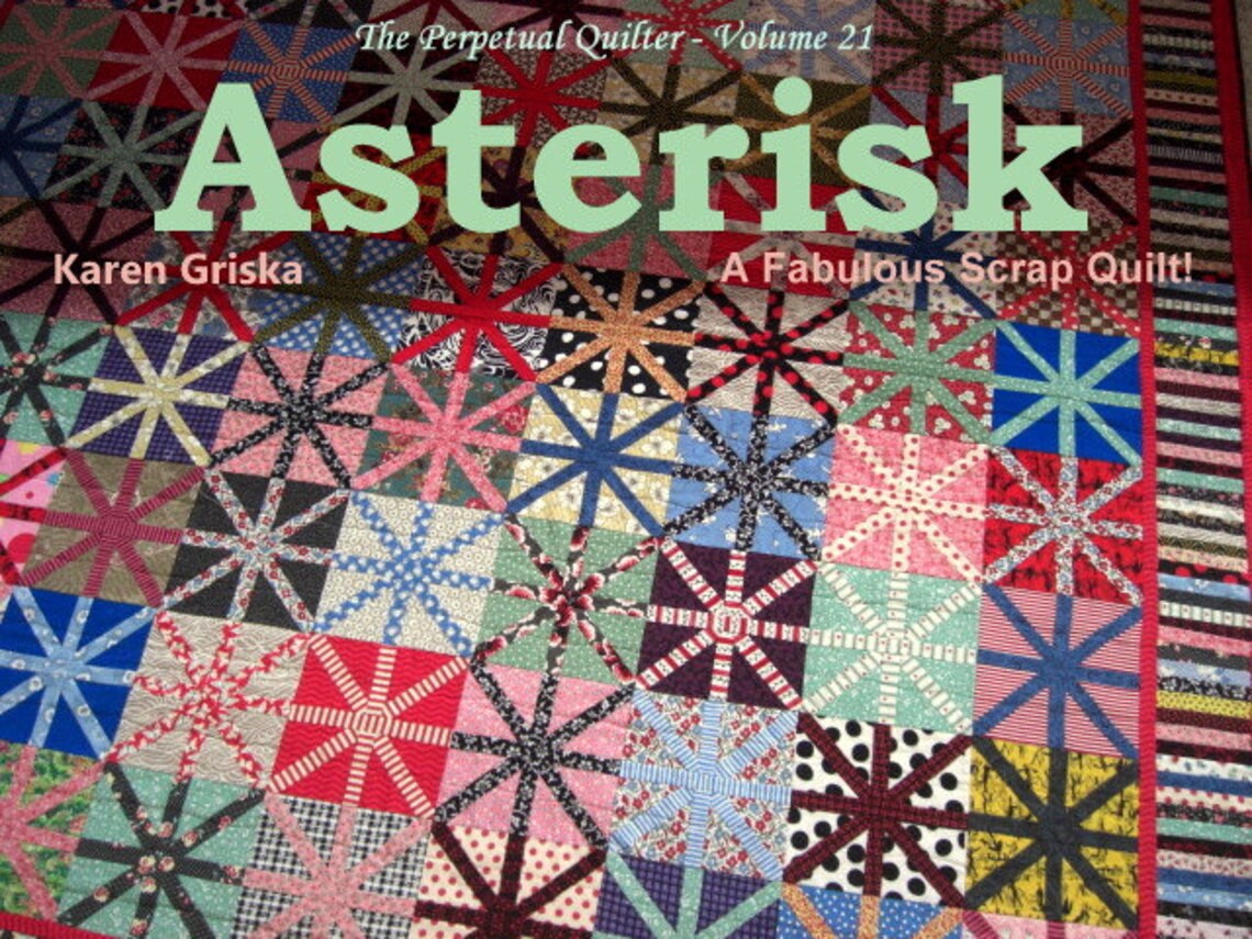 Asterisk Quilt Pattern Easy Quilt Pattern Unique Quilt Etsy