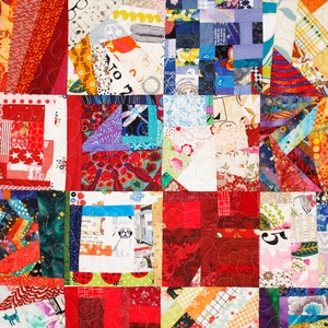 Pot Luck Quilt Pattern, Scrap Quilt, Easy Quilt Pattern, Improv Quilt, Modern Quilt, Group Quilt Project, Patchwork, PDF, 54 x 64, Potluck image 4