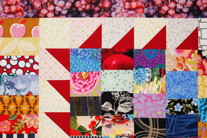 Adirondack Scrap Quilt Pattern Extra Long Twin Quilt Etsy