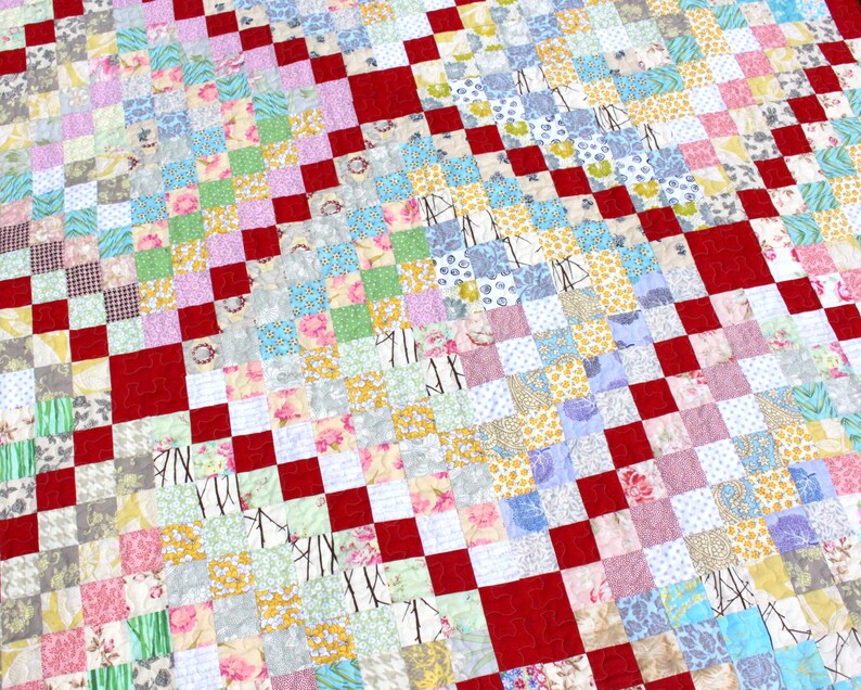 Quilt Pattern Trip Around the World Quilt Easy Quilt | Etsy