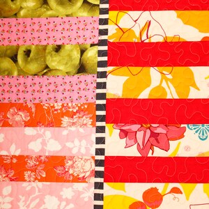 Swing Set Quilt Pattern, Scrap Quilt, XL Twin Quilt Pattern, Patchwork ...