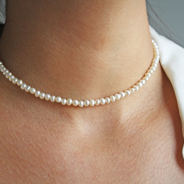 Pearl Choker - Etsy