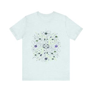 Agentic AI-shirt – neuraal netwerk, T-shirt datawetenschapper