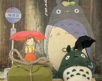 Totoro Plush Figure Keychain + Surprise Blind Box 4 - Studio Ghibli