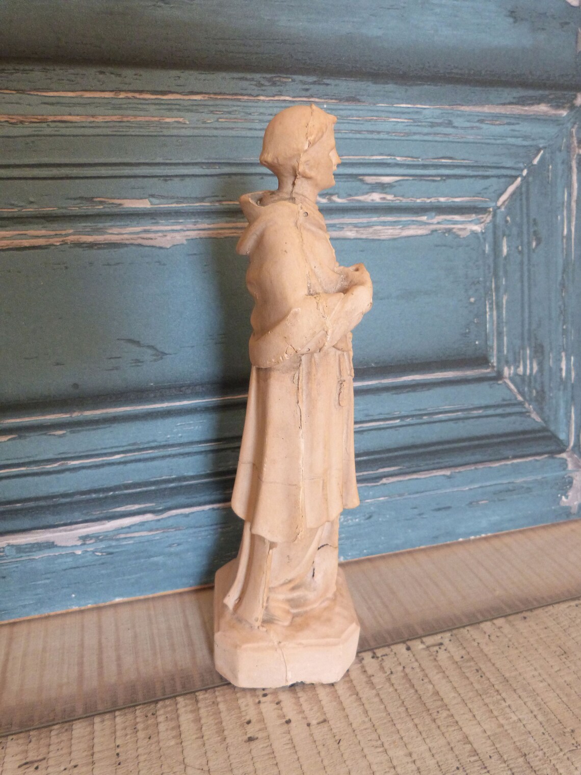 Antique French Religious Statue of Saint Raymond Nonnatus Etsy