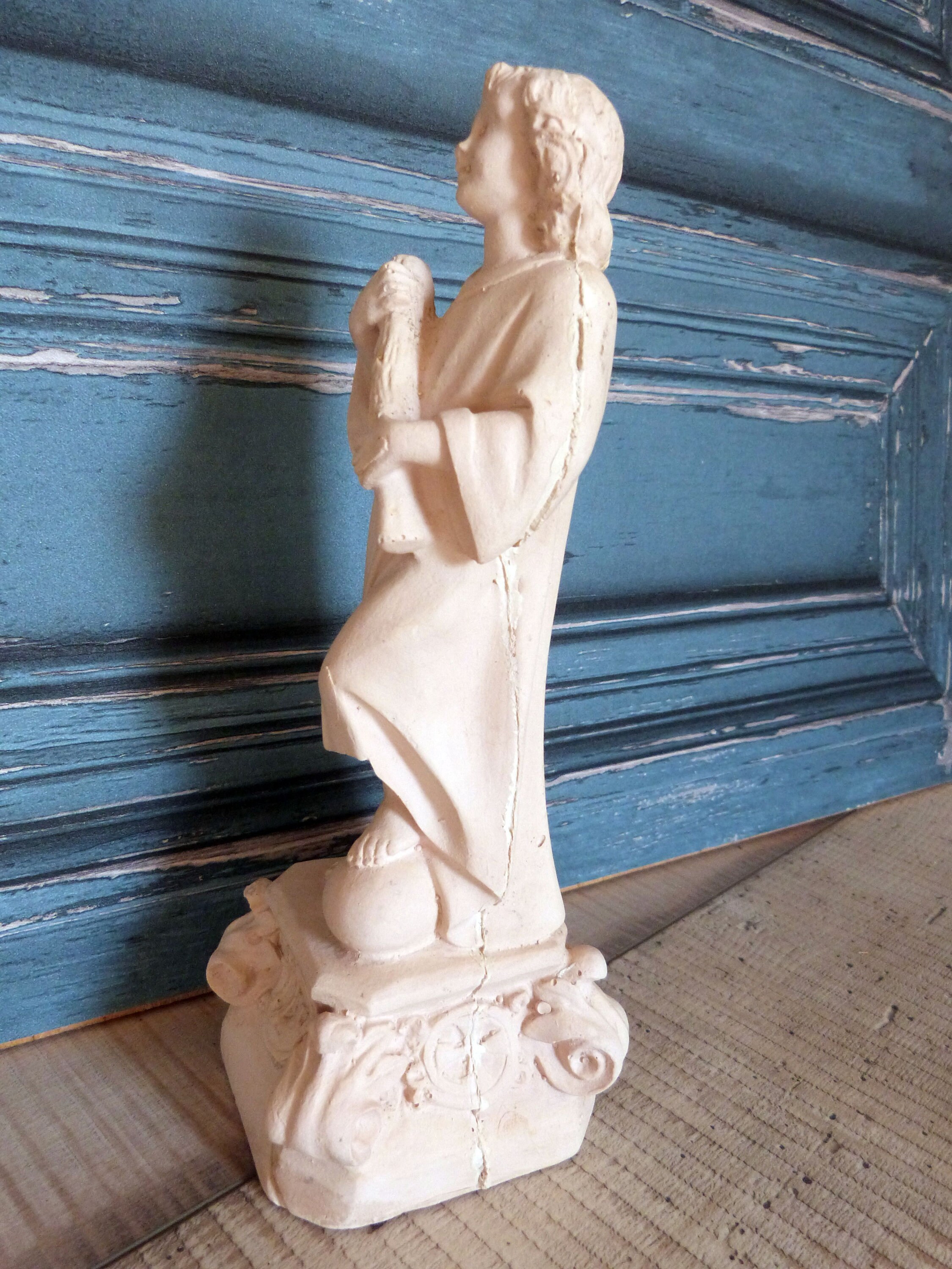 Antique religious statue infant child Jesus Christ sculpture Etsy
