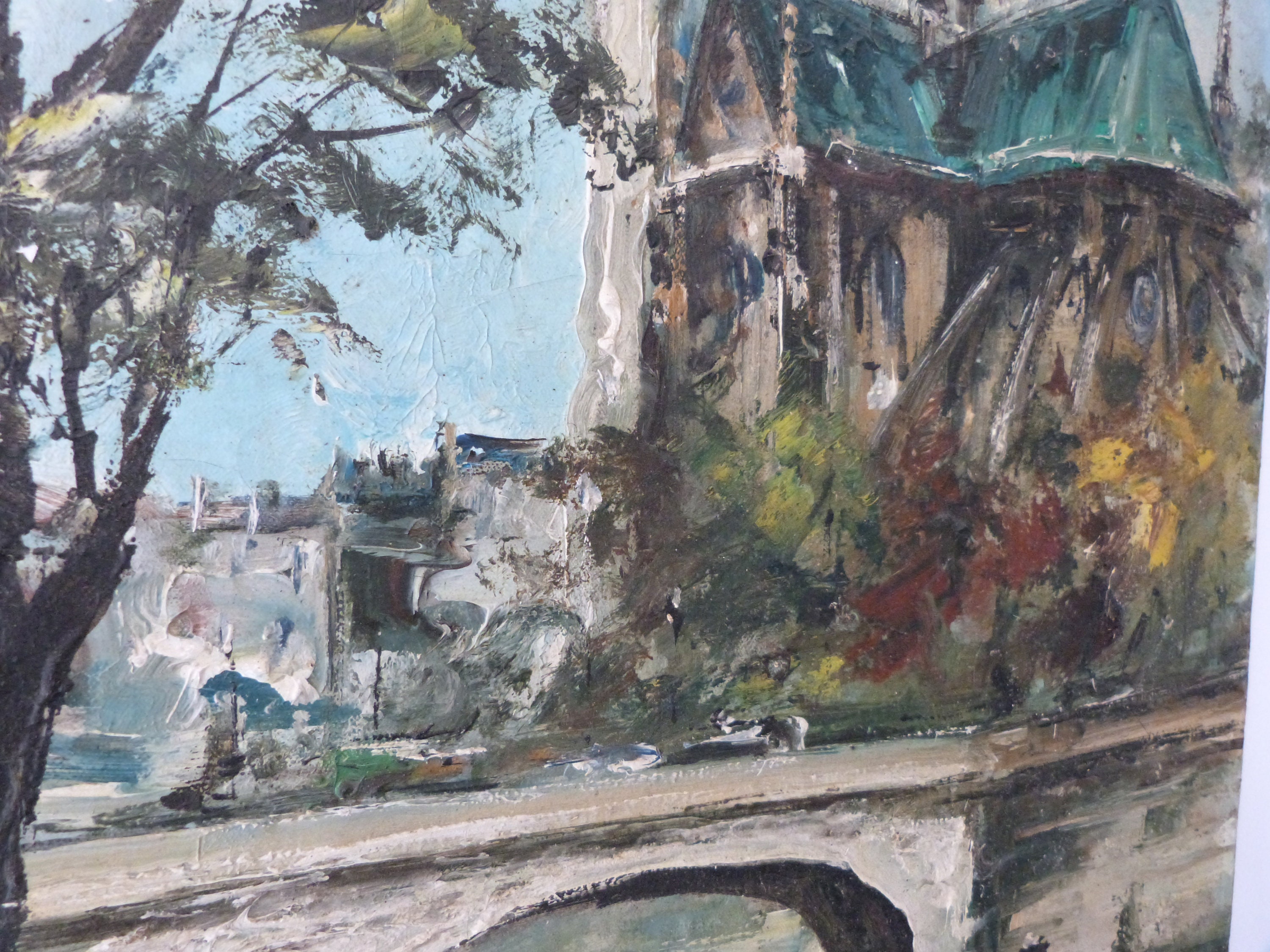 ヴィンテージ　フランス　油絵 フランス製 額絵 ヴィンテージ｜インテリア専門店エルジュエル