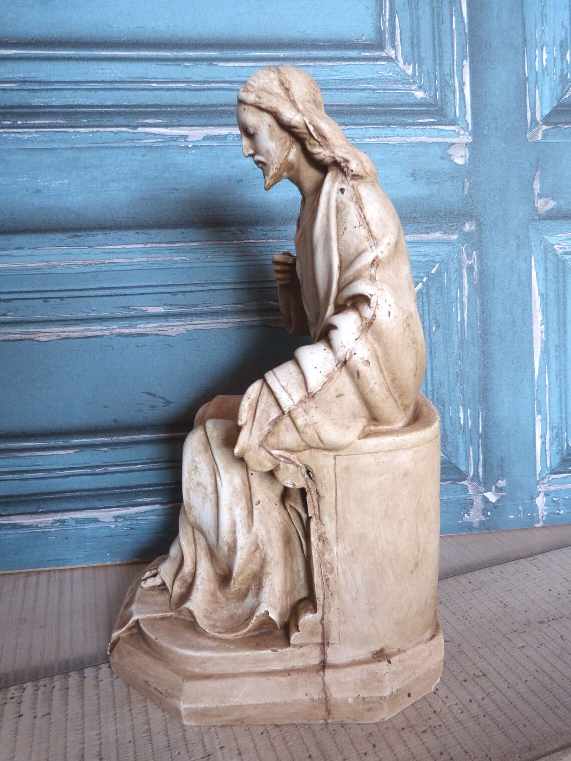 Antique French Religious Mold for Statue Sacred Heart of Jesus Etsy