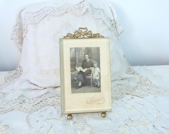 Old French glass ribbon frame. French Decoration Collection