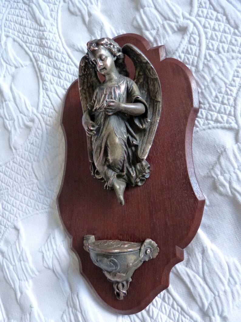 Antique French Holy Water Font 1800 Religious Sculpture of Etsy