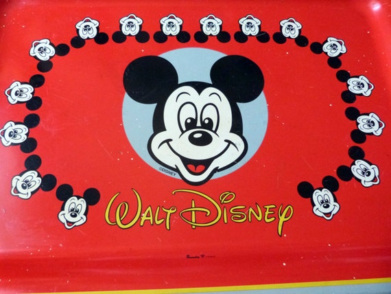 NUOVO piatto da portata rettangolare Disney All Over Topolino e Minnie