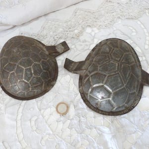 Moules à oeufs de Pâques en chocolat en métal français vintage XL, décorations de Pâques PARIS surdimensionnées, ustensiles de cuisine de Pâques, ustensiles de cuisine, décoration d'intérieur vintage
