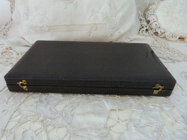 6 Boxed Antique French Monogrammed Bone Knives Diner Cheese Etsy