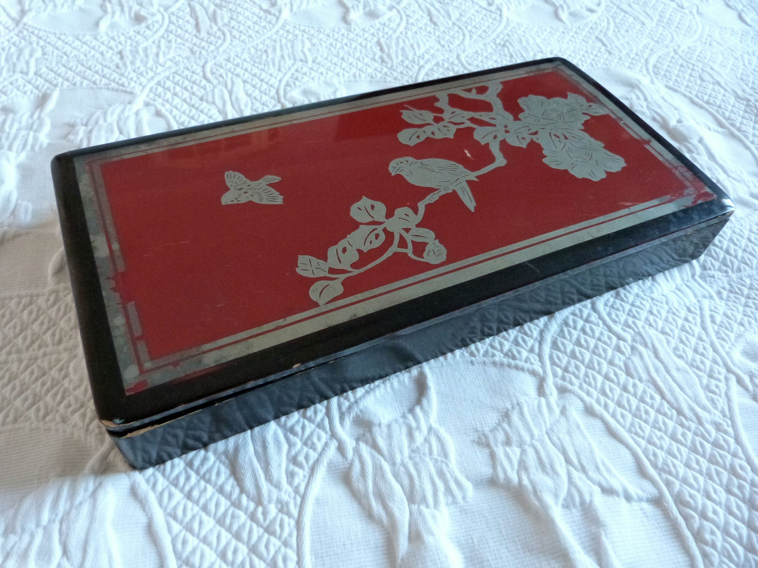 Japanese Marquetry Jewelry Box - Etsy