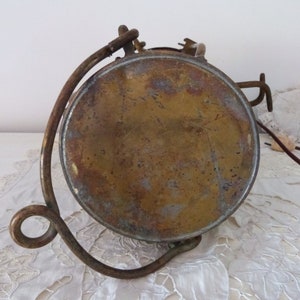Ancienne Lampe De Bateau (fanal) Marine 3 Feux Ouvrard Villars - En Laiton, Occasion