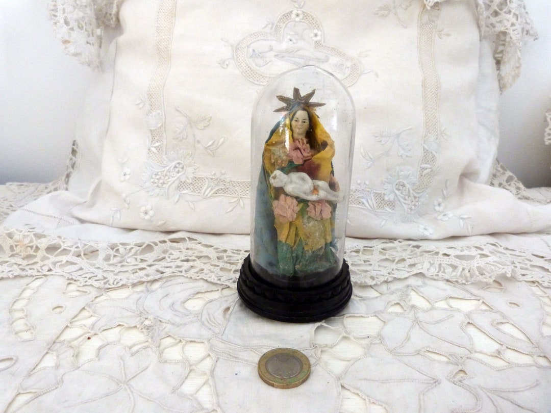 Antique French Religious Bisque Mourning Pieta Statue - Etsy