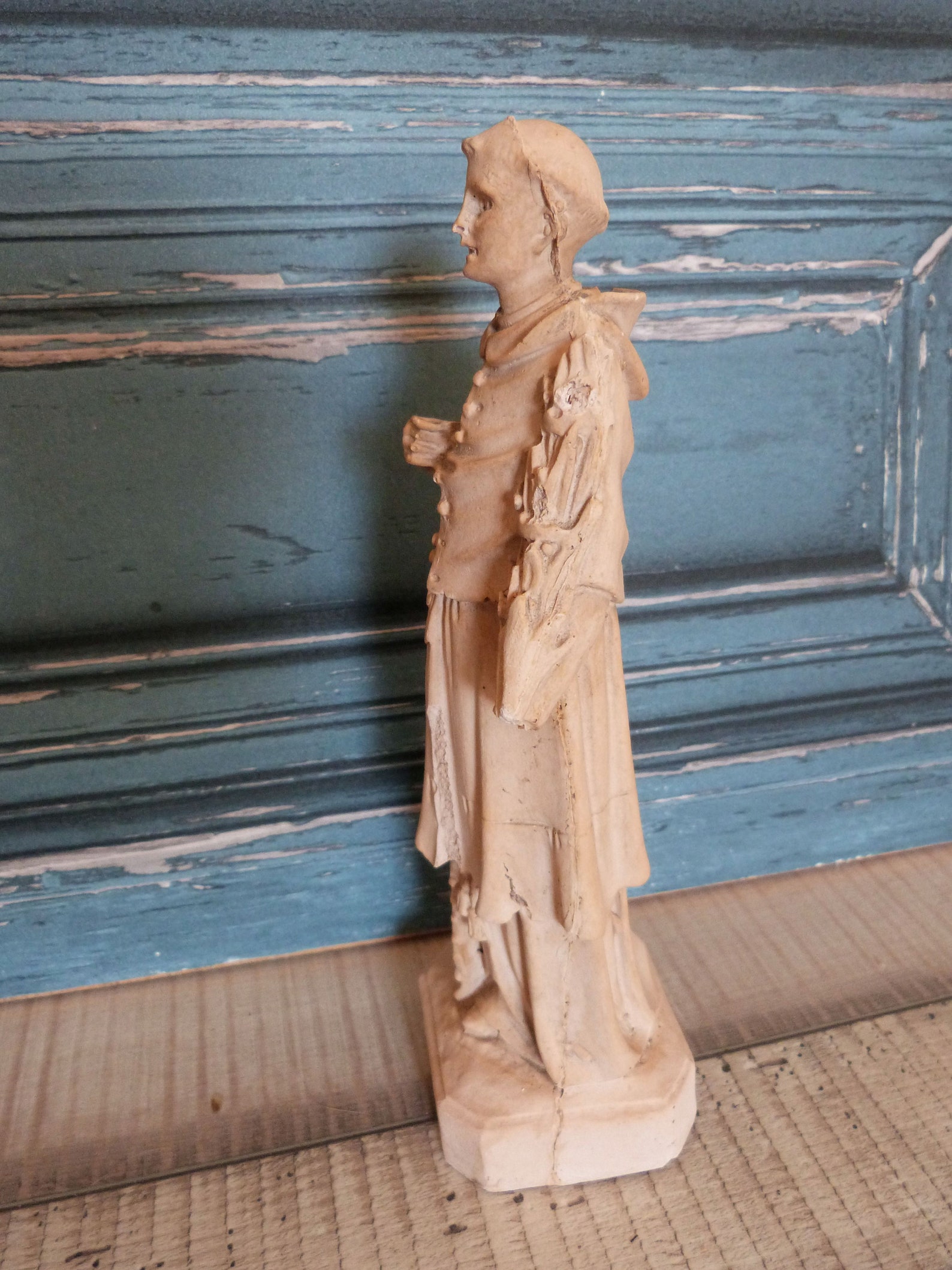 Antique French Religious Statue of Saint Raymond Nonnatus Etsy