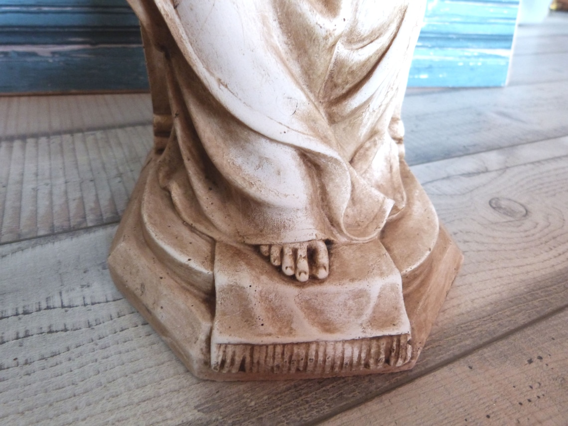 Antique French religious mold for statue sacred heart of Jesus Etsy