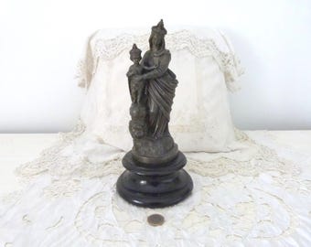 聖母子像（手描き宗教彫刻） - Etsy 日本