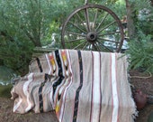 Antique wool woven Berber Moroccan kilim kelim blanket rug ethnic blanket afghan tribal native handmade rug saddle blanket, bedspread throw