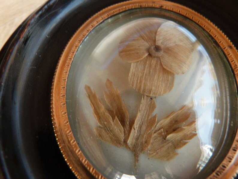 Mourning Hair Art Frame Victorian Hair Memento Mori Antique Etsy